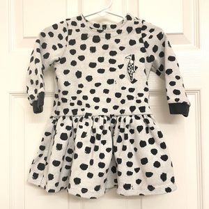 Petit Bateau Sweater Dog Dress 18m